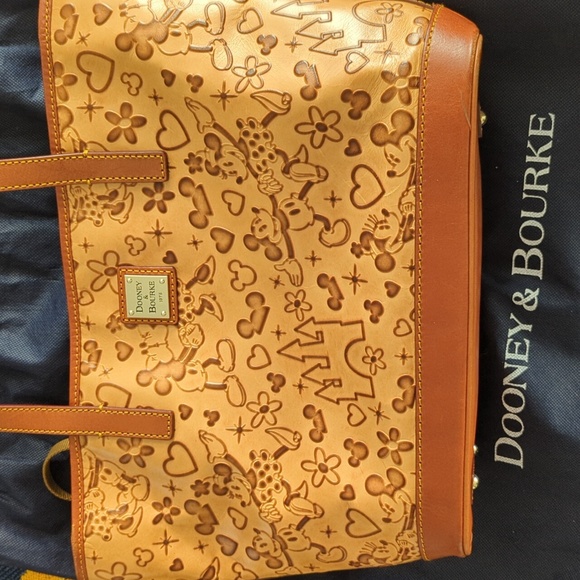Dooney & Bourke Handbags - Dooney & Bourke Mickey and Minnie Hearts Tote